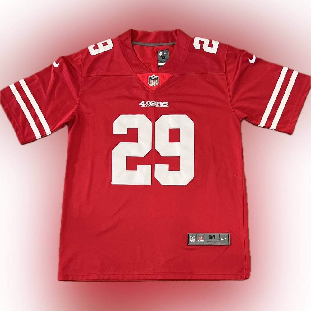 Nike NFL San Francisco 49ers #29 Talanoa Hufanga Jersey Men’s Medium Red